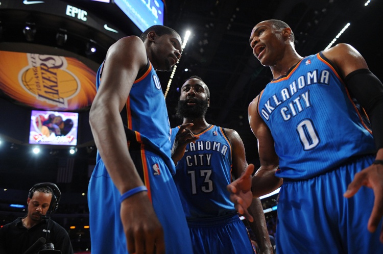 雷霆三少得分全部進入歷史前20！他們是NBA歷史最大的如果嗎？